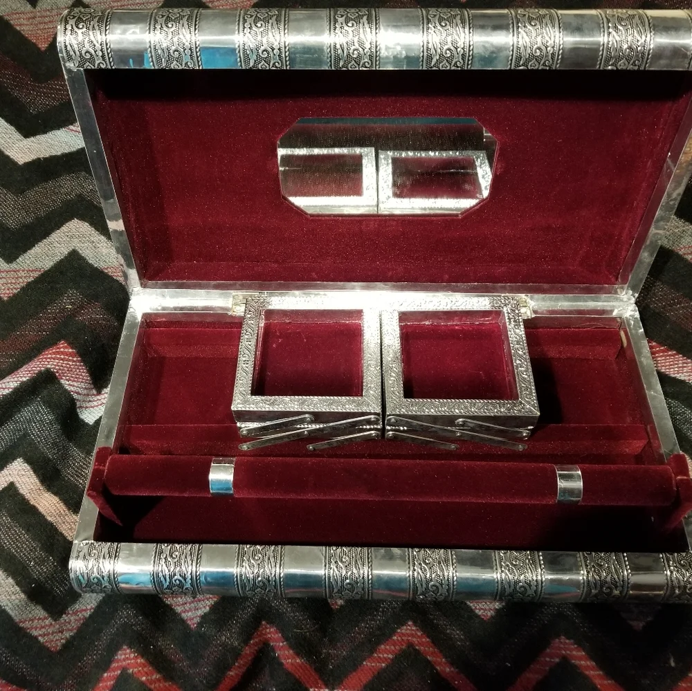 Gorgeous Large Aluminum Buddha Jewelry box